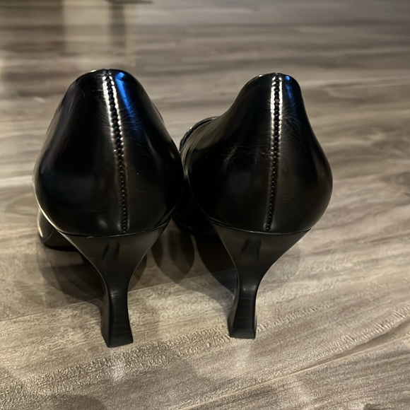 Frqnco Sarto leather pointy-toe heels size 8.5 - Picture 4 of 14